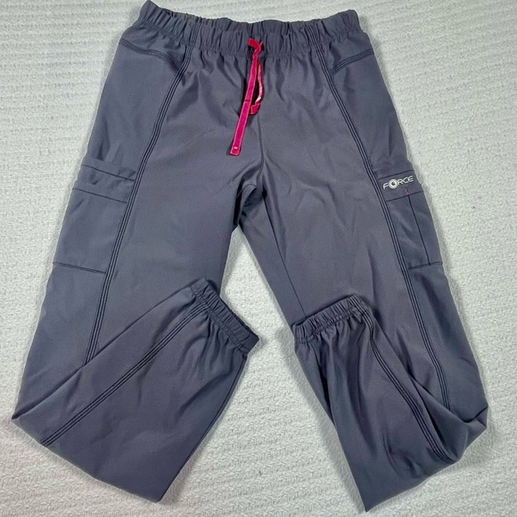 Carhartt Force Scrub Pant C52610 Women Small Gray Medical Uniform Jogger Pockets - Picture 1 of 14